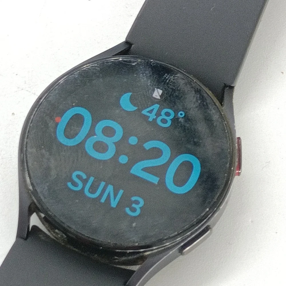 Samsung Galaxy Watch4 44mm Black SM-R870 Bluetooth GPS Smartwatch Charger eb